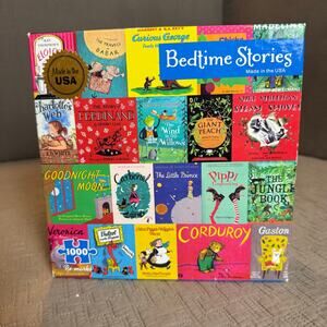 Re-Marks Jigsaw Puzzle Bedtime Stories Children's Books 1000 Piece  COMPLETE